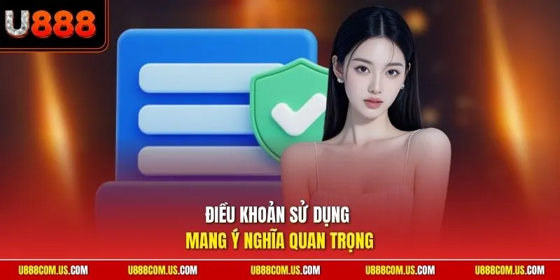 Điều khoản sử dụng mang ý nghĩa quan trọng