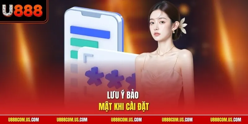 Lưu ý bảo mật khi cài đặt